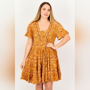 Bila - Amber Paisley Midi Dress